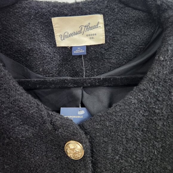 Universal Thread Women's Button Up Winter Blazer Jacket - Picture 6 of 7